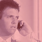 man on phone